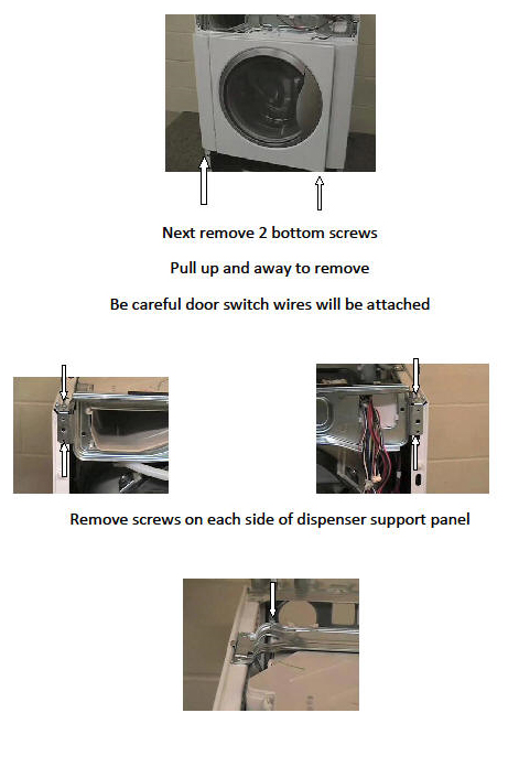Washer Dispenser Removal